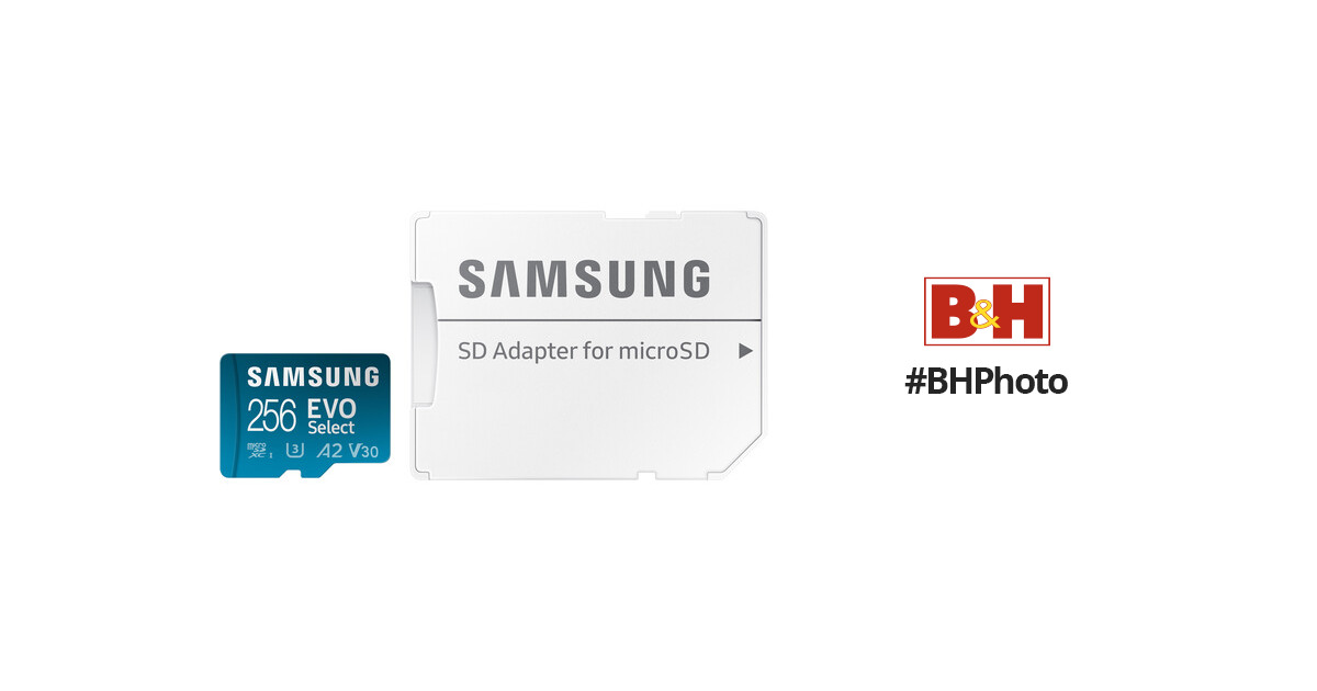Samsung 256GB EVO Select UHS-I microSDXC Memory MB-ME256KA/AM