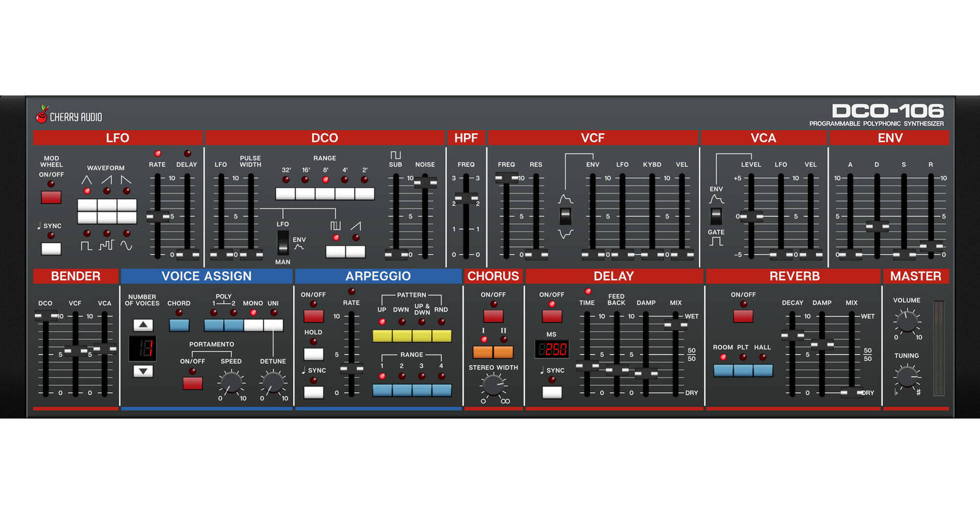 Cherry Audio DCO106 Virtual Synthesizer Software 13161017 B&H