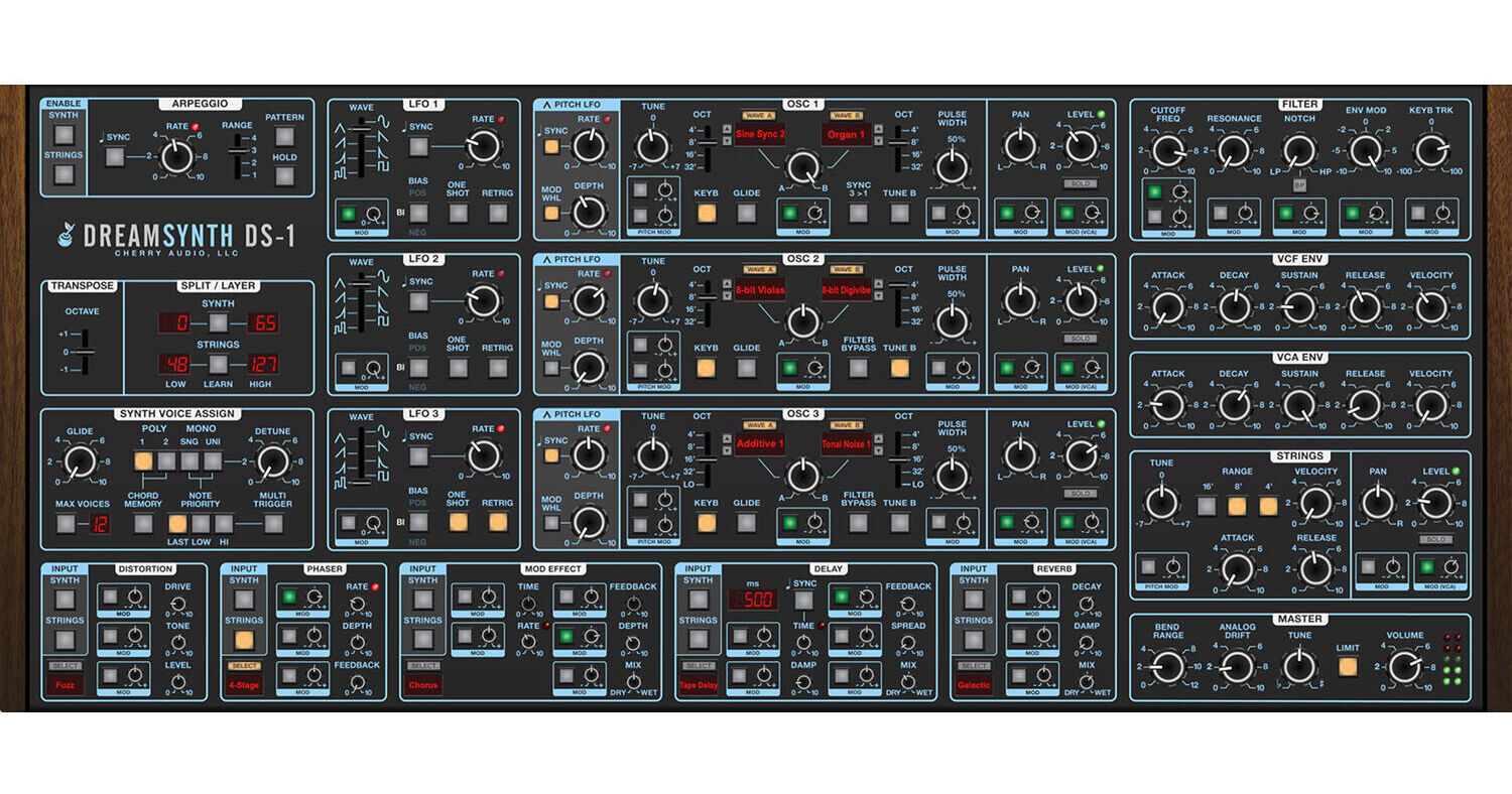 Cherry Audio Dreamsynth Virtual Synthesizer 13161033 B&H Photo