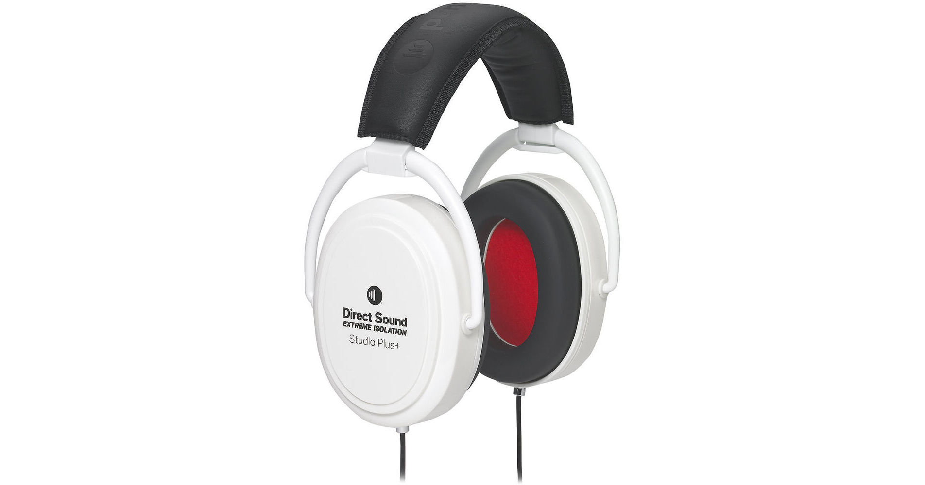 Direct Sound Plus+ Premium Professional Studio - Auriculares con  cancelación de ruido, fabricados en los Estados Unidos, color blanco (SP34W)