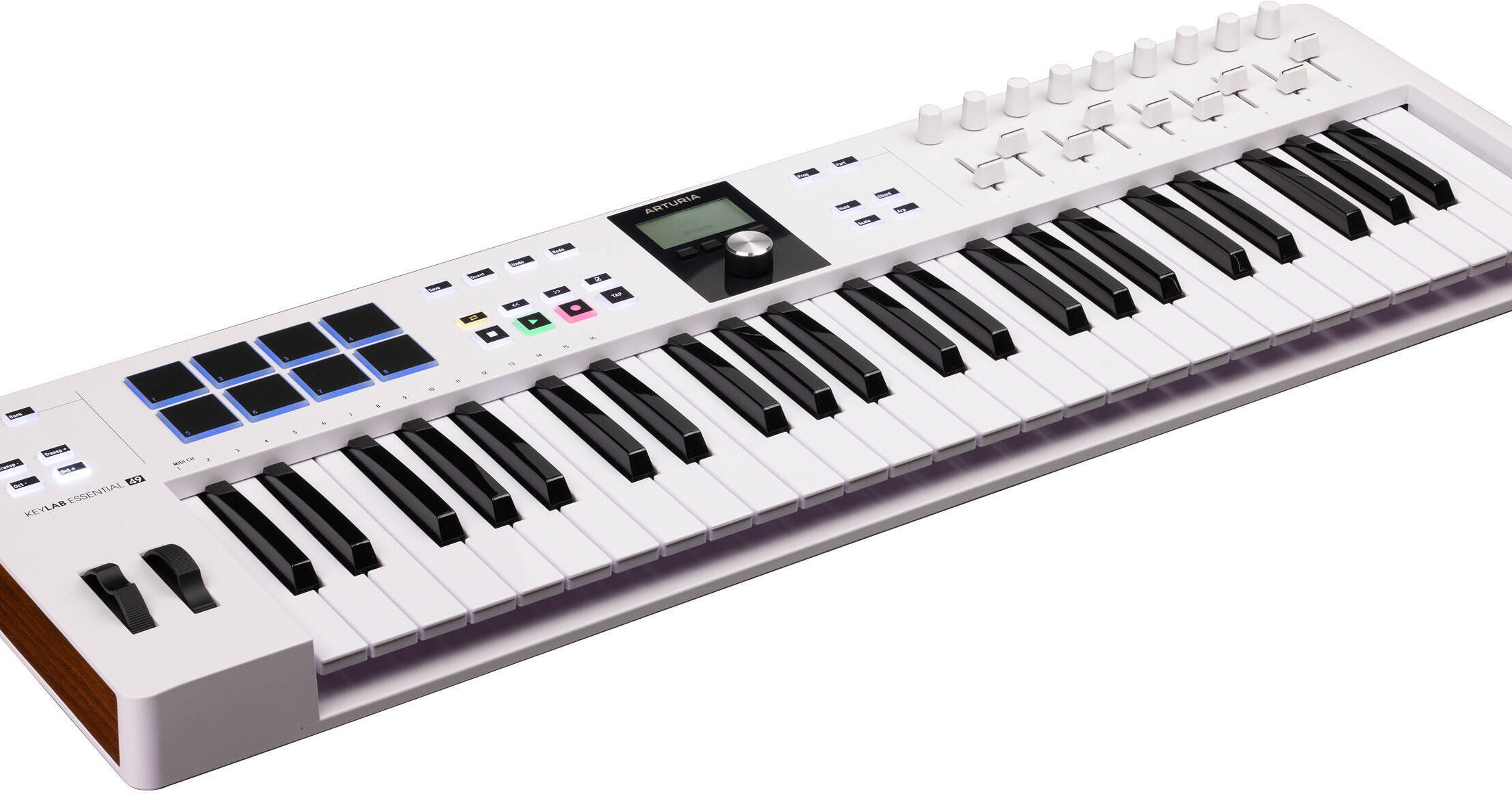 Arturia KeyLab Essential mk3 49-Key Universal MIDI Controller and Software  (White)