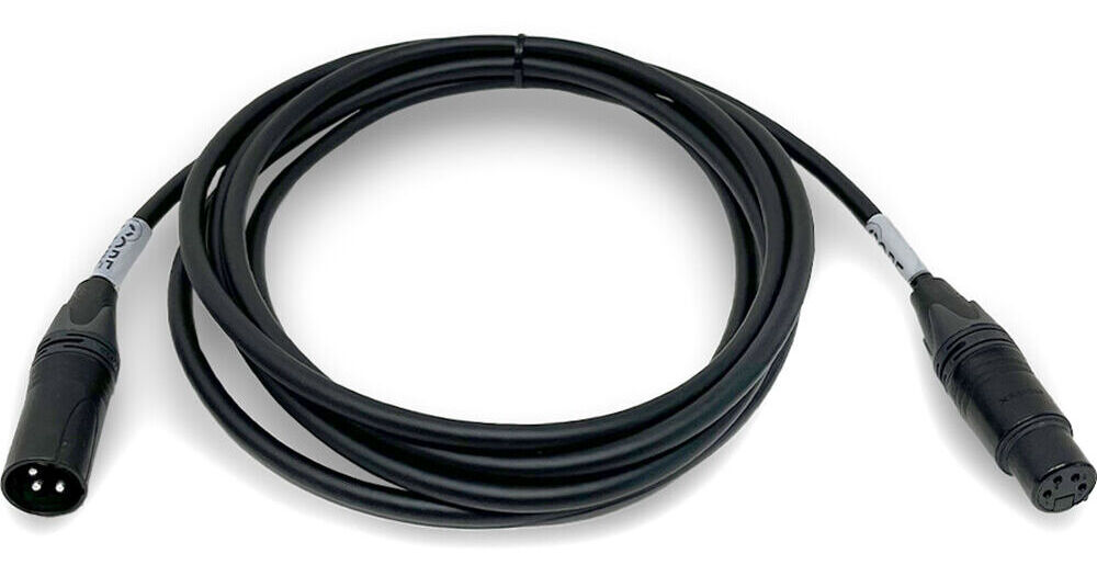 Core SWX 3Pin XLR to 4Pin XLR Cable (10') XLR34MF10 B&H Photo