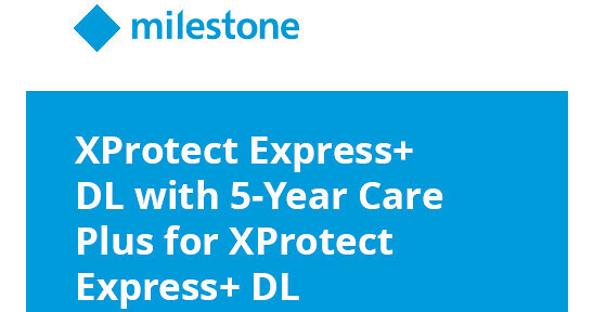 Milestone XProtect Express+ DL With 5-Year Care Plus For