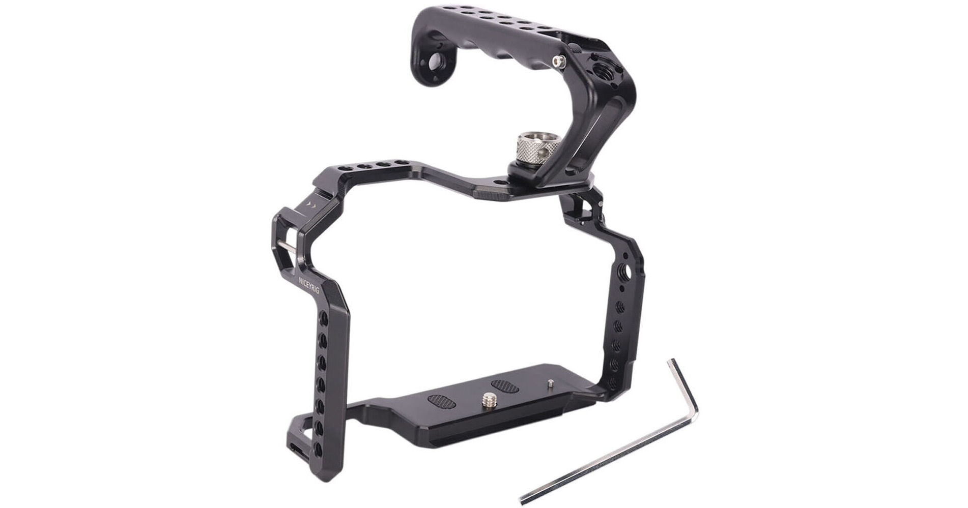 Niceyrig Camera Cage with Top Handle Kit for Canon EOS R5 C, 538