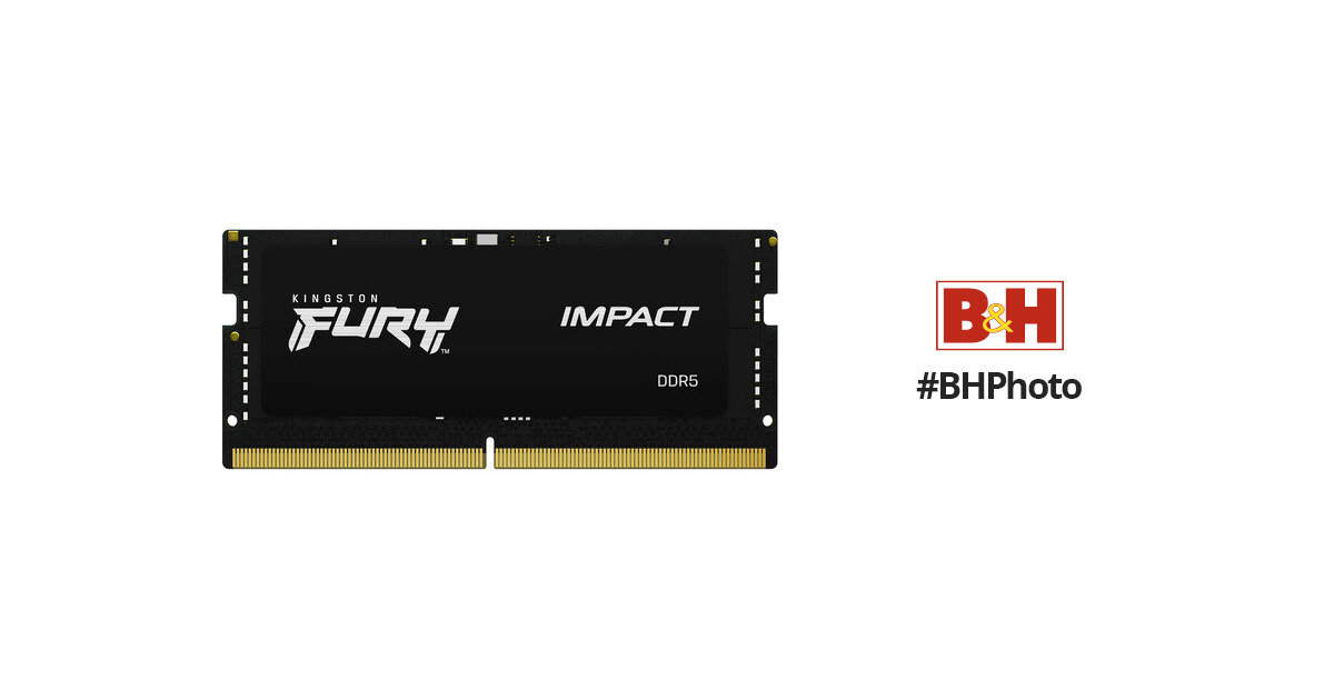 Kingston 16GB FURY Impact DDR5 4800 MHz SO-DIMM Module (1 x 16GB)