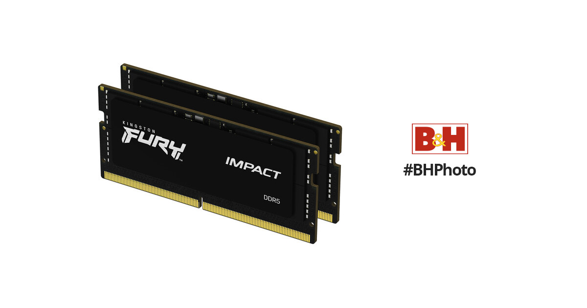 Kingston FURY Impact DDR5 SODIMM Memory – 8GB-64GB/6400MT/s - Kingston  Technology