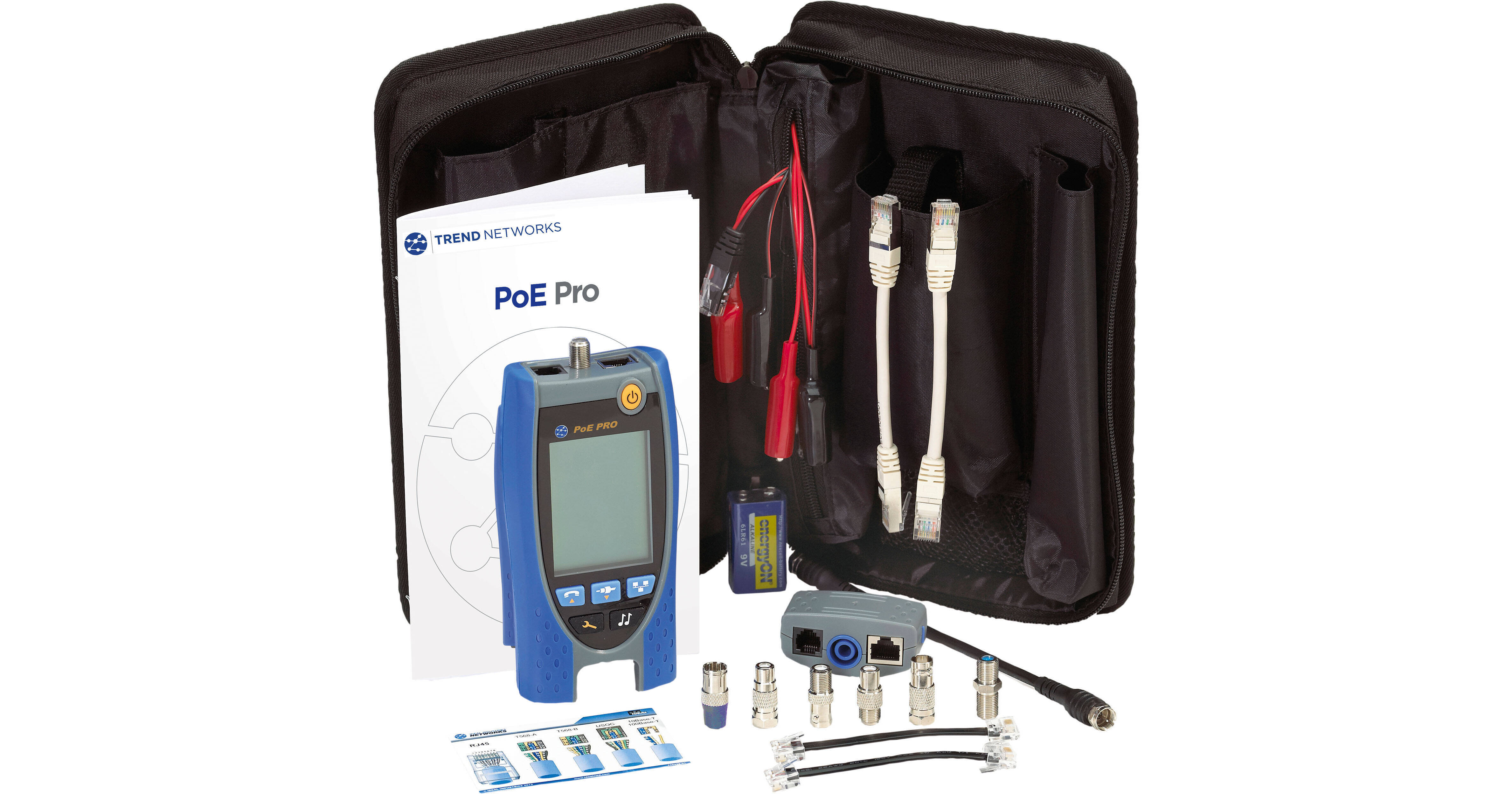 SimplyTEST PoE Pro AnyWARE VDV II Cable Tester for PoE++