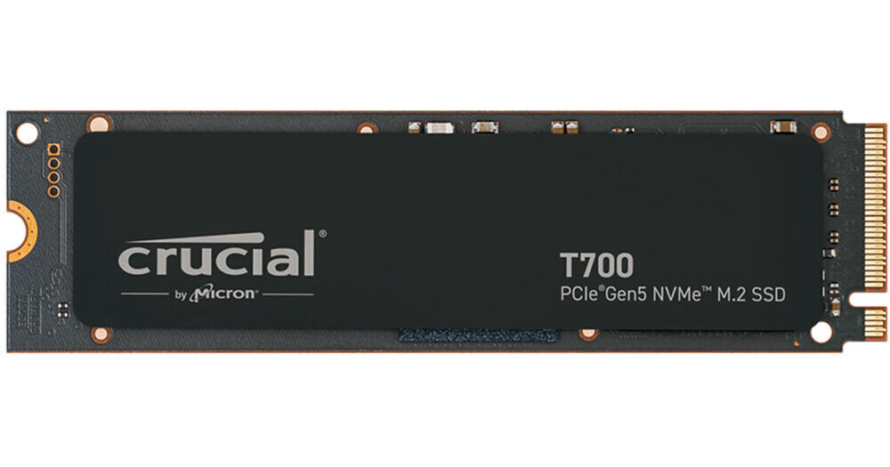  Crucial T700 2TB Gen5 NVMe M.2 SSD - Up to 12,400 MB/s