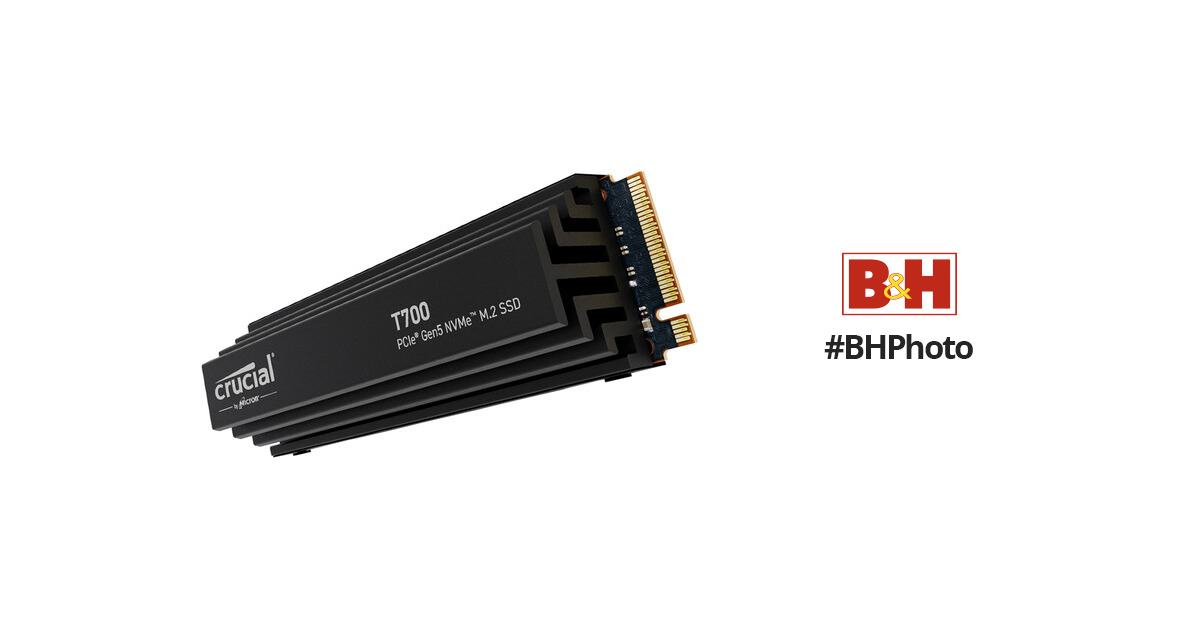Crucial How To  Install your Crucial T700 Pro Gen5 NVMe® SSD with  Integrated Heatsink 