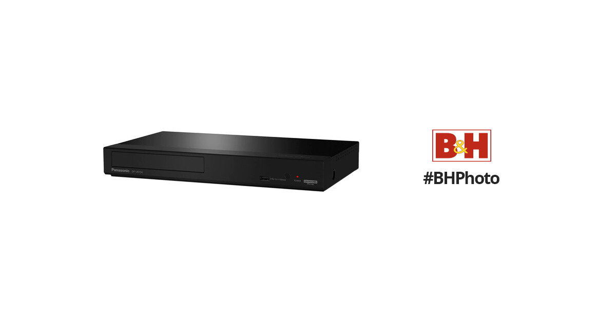 Panasonic DP-UB154P-K 4K Ultra HD DVD/CD/3D Blu-Ray Player with HDR10,  Dolby Digital Plus, & Dolby TrueHD