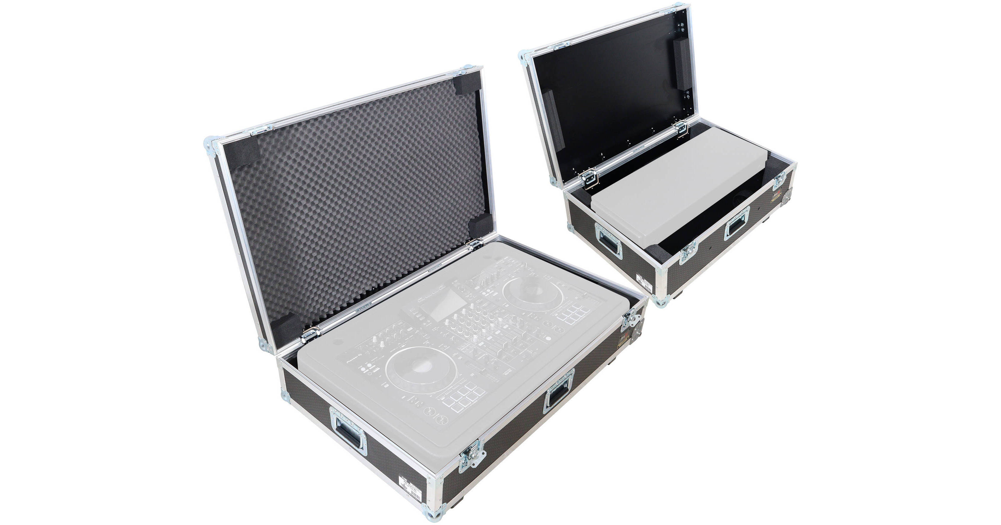 ProX Set of Two ATA Flight Style Road Cases XZF-DJCTEMPTYCASE