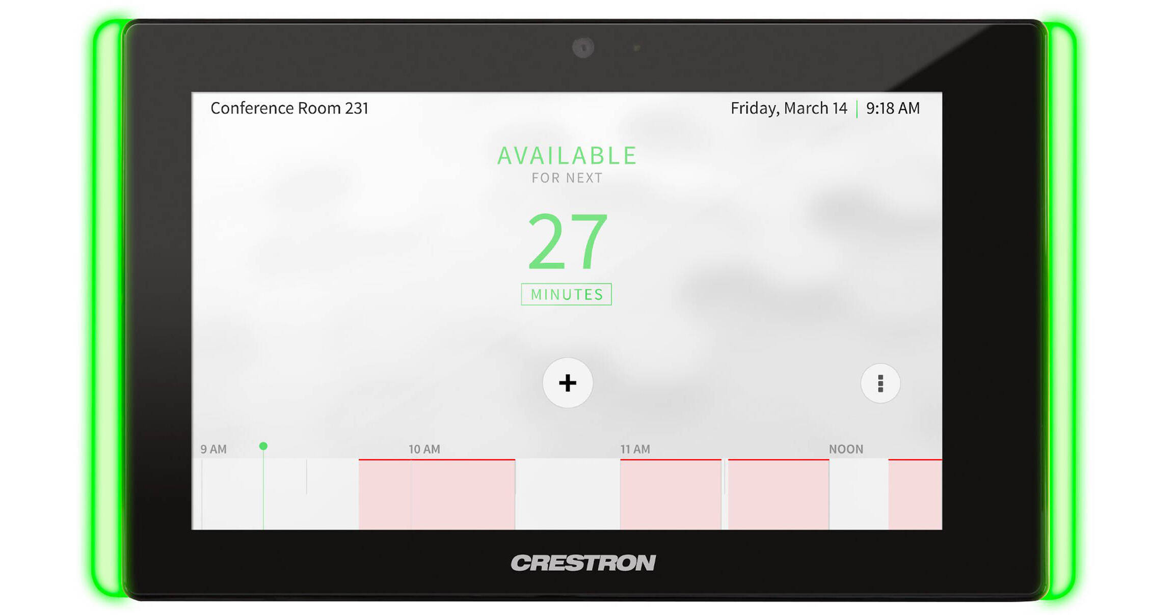 Crestron Room Availability Light Bar For TSS-7, TSW760LBB B&H