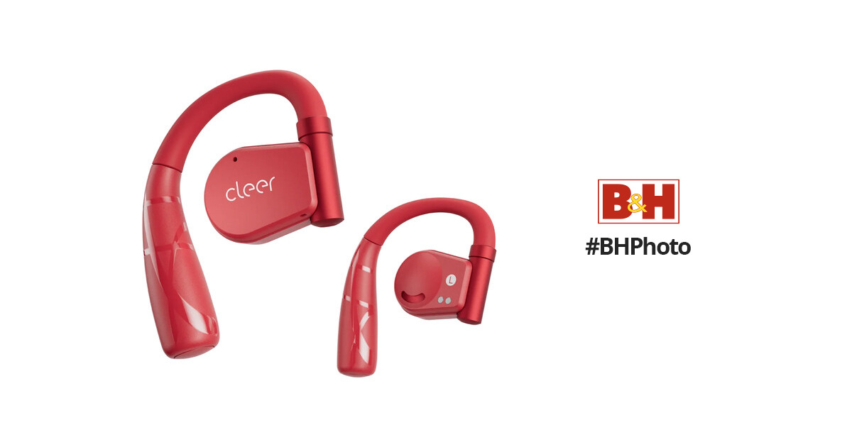 Cleer Arc II Sport Wireless Open-Ear Earbuds (Red) GS-1395-01-A1