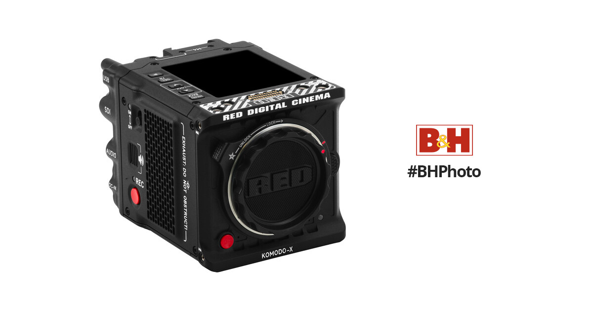 RED DIGITAL CINEMA KOMODO-X 6K Digital Cinema Camera (Canon RF, Black)
