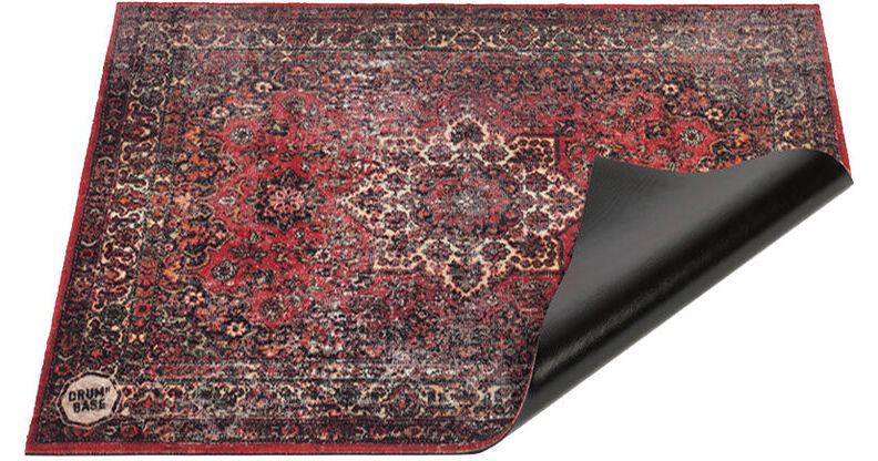 Vintage Persian Style Stage Mat - Black Red 6' x 5.25' HL00428636