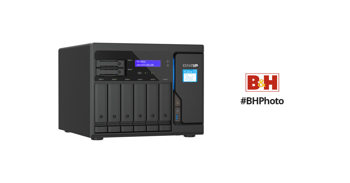 QNAP Launches High-performance 8-core 10GbE NAS, TS-855X, Assisting SMBs in  Deploying Hybrid Storage Solutions and High-speed Virtualization  Applications