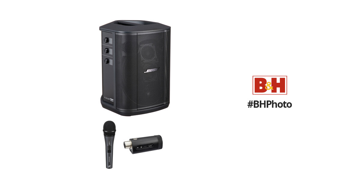BOSE Pro S1 Pro+ compact system with Sennheiser XSW-D Lavalier