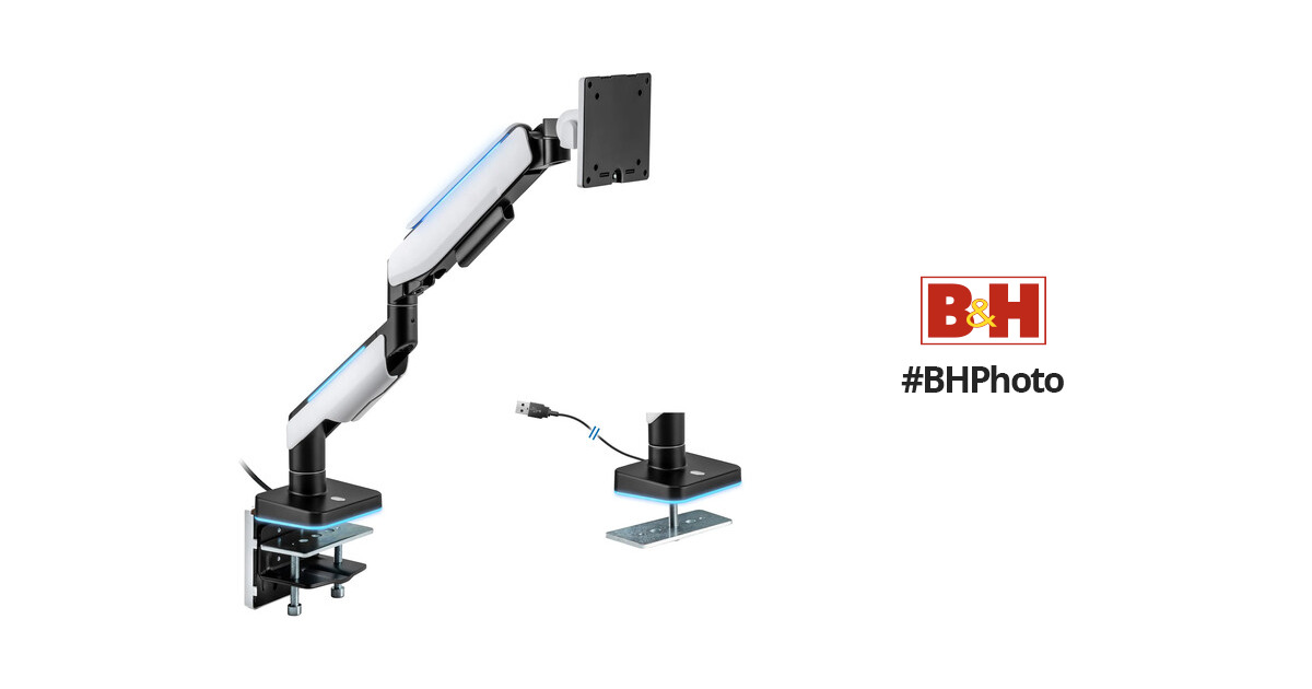 Heavy-Duty Single Monitor Arm for Ultrawide Screens Up To 49 – Mount-It!