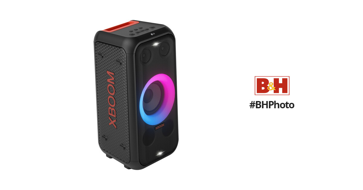 LG XBOOM XL5 Portable Tower Speaker with 200W of Power and Multi-Ring  Lighting with up to 12 Hrs of Battery Life