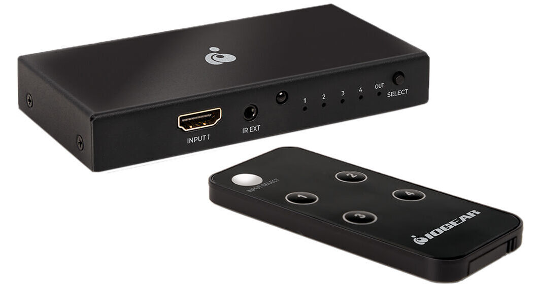 IOGEAR 4-Port UHD 8K HDMI Switch