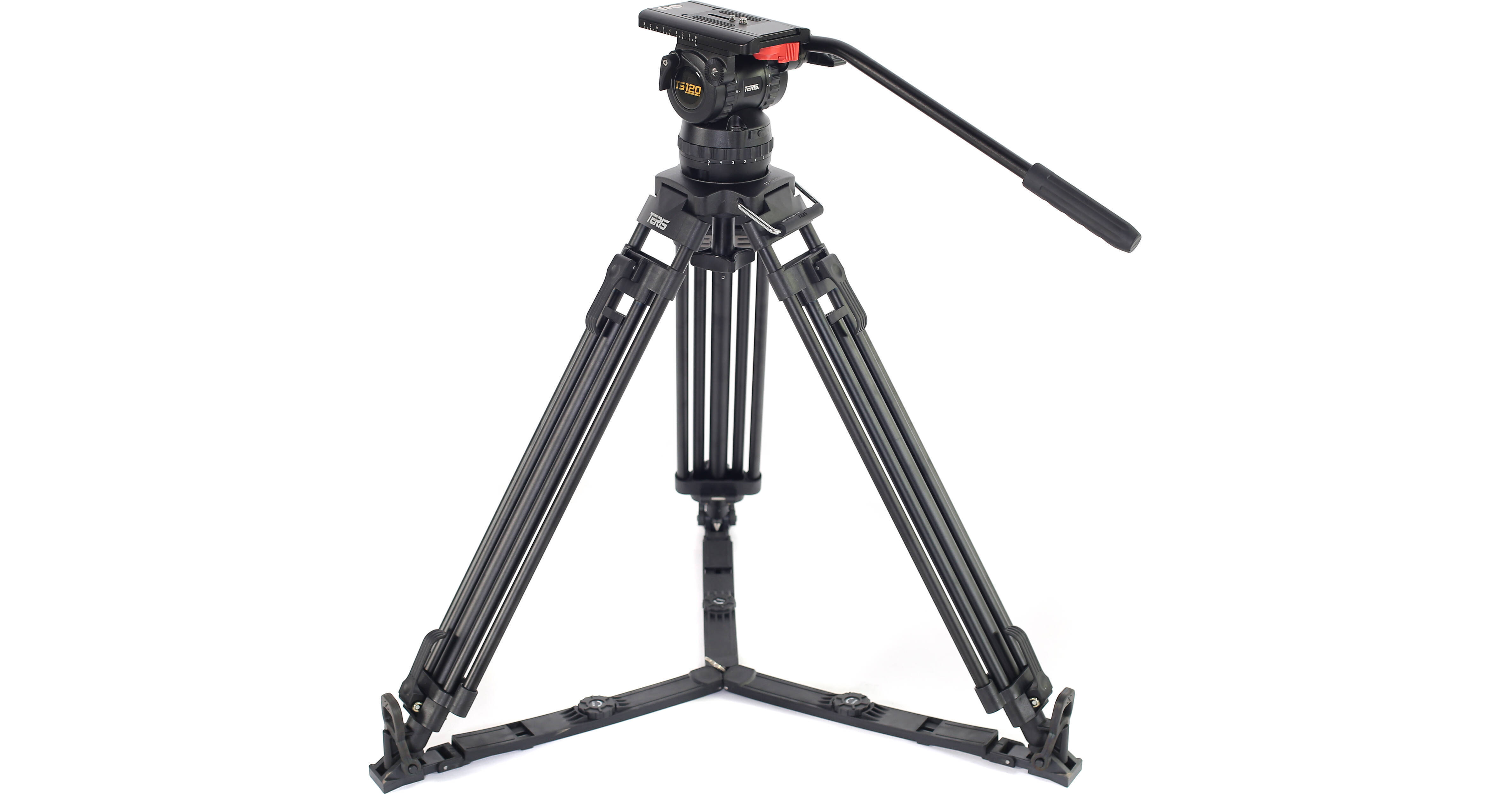 Teris TS120AL Fluid Head & Tripod Kit (Aluminum) TS120AL B&H