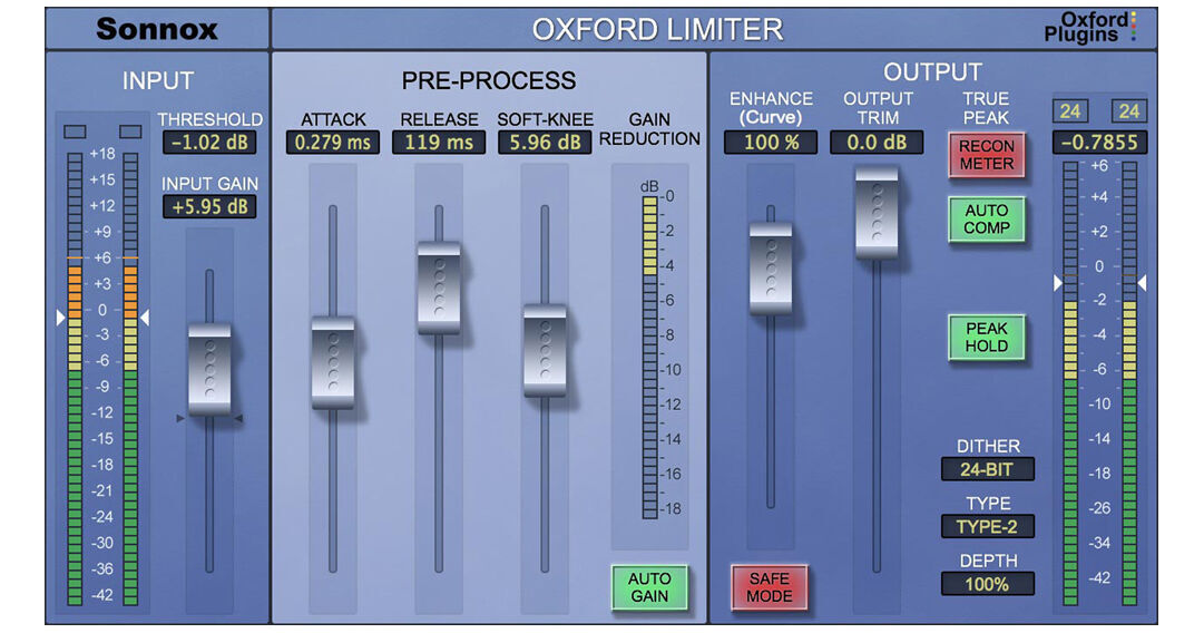 Sonnox Oxford Limiter Audio Plug-In (HD-HDX) PTXLIMG5C B&H Photo