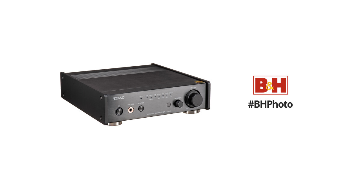 Desktop Teac Amplifier 2-Channel B&H AI303B Integrated AI-303
