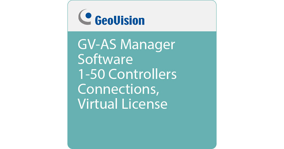 GEOVISION GV-ASManager Software License For 1 To 50 VR-AS050-000