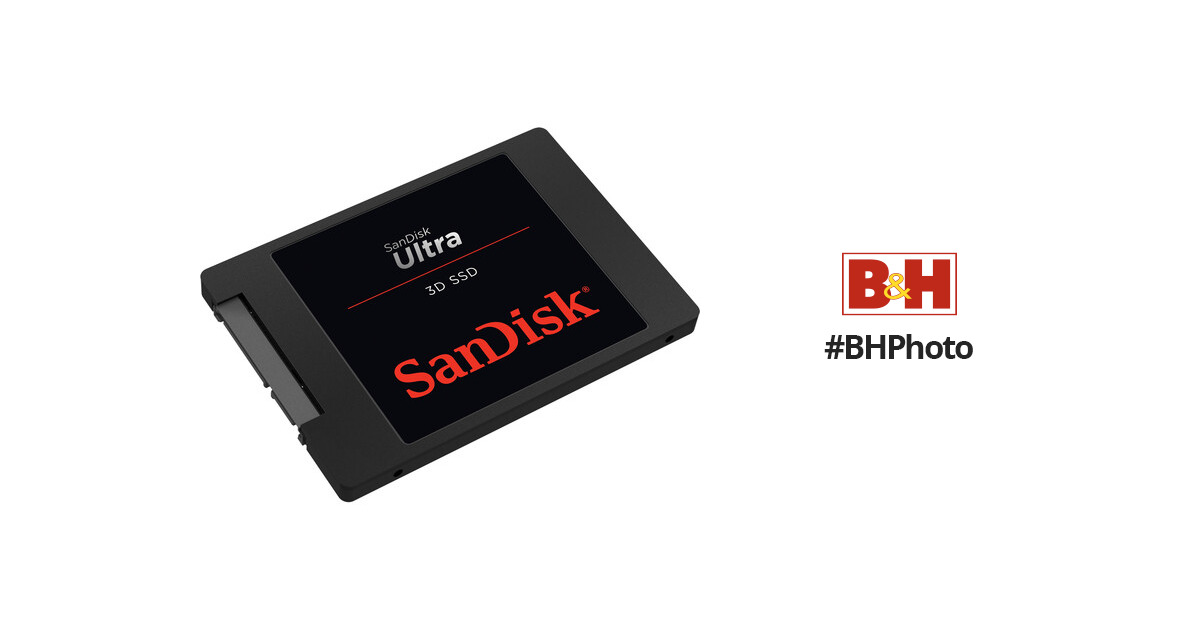 SanDisk Ultra 3D NAND 500GB Internal SSD - SATA III 6 Gb/s, 2.5 Inch /7 mm,  Up to 560 MB/s - SDSSDH3-500G-G25