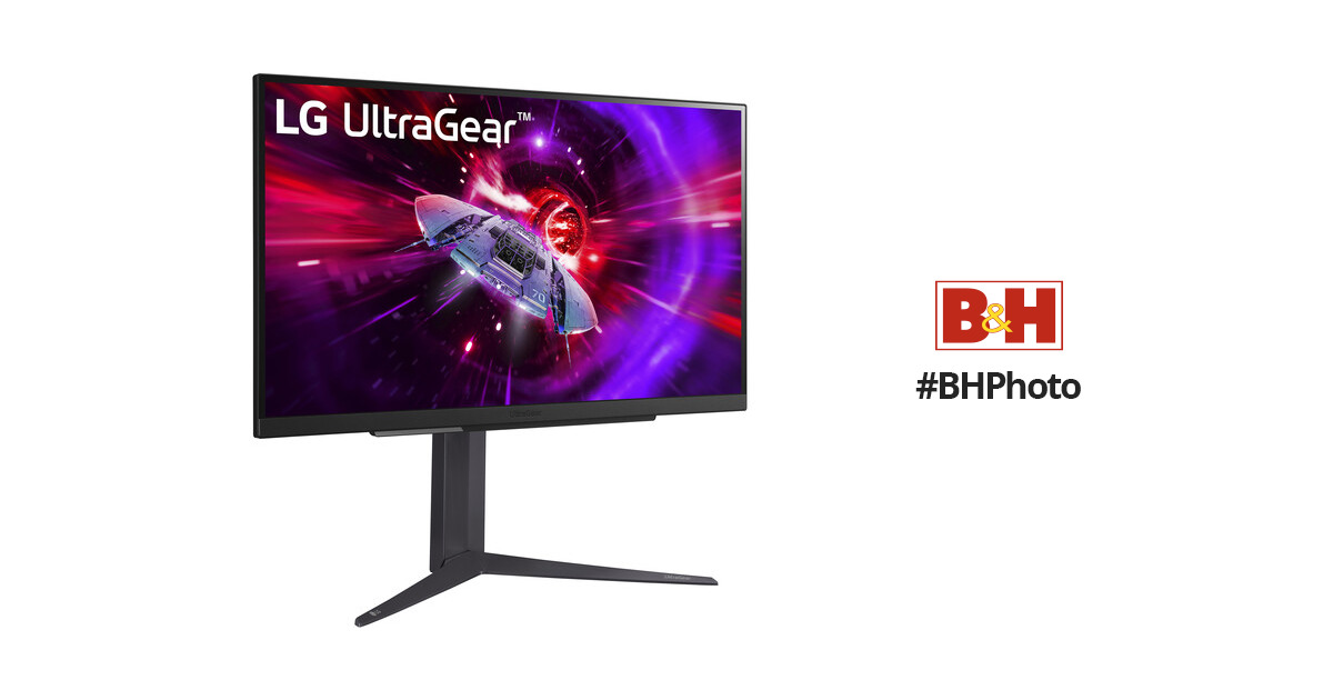 LG UltraGear 27 1440p HDR 240 Hz Gaming Monitor 27GR83Q-B B&H