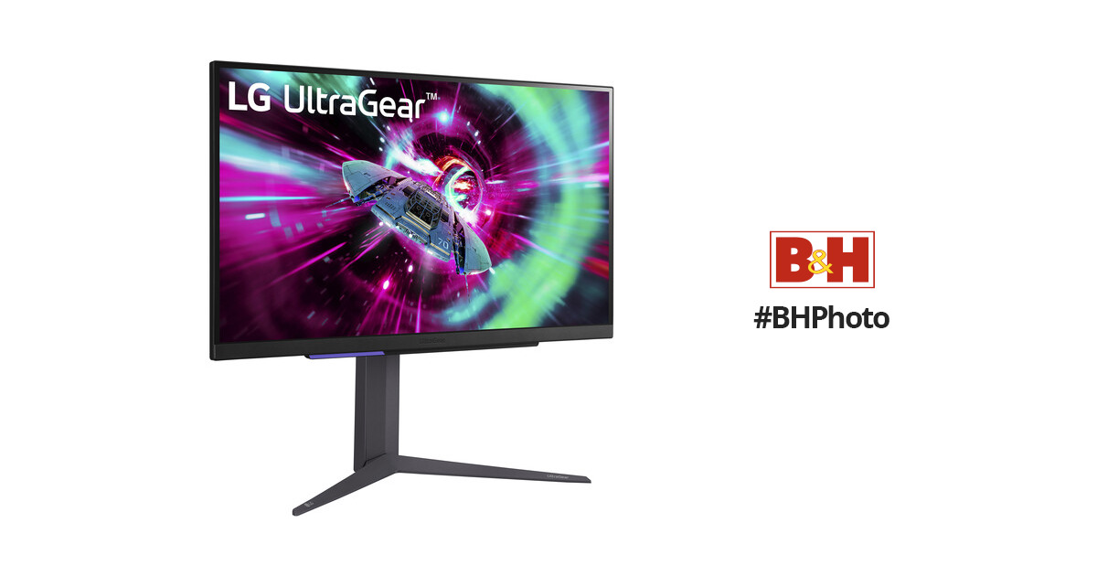 LG UltraGear 27 1440p OLED 240Hz Gaming Monitor 27GR95QE-B B&H