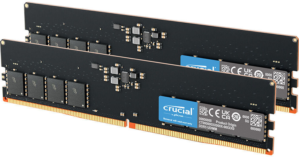 Crucial 16GB Desktop DDR5 5600 MHz UDIMM Memory Kit