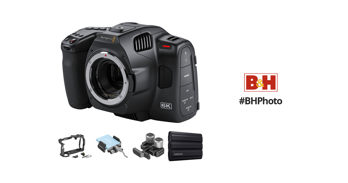Unlock Professional-Level Filmmaking at Home With the Blackmagic Design Pocket Cinema Camera 6K Pro With Cage thumbnail
