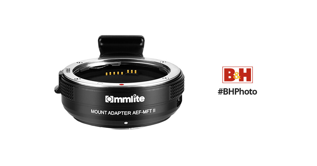 Commlite Electronic AF Lens Mount Adapter CM-AEF-MFT II Bu0026H