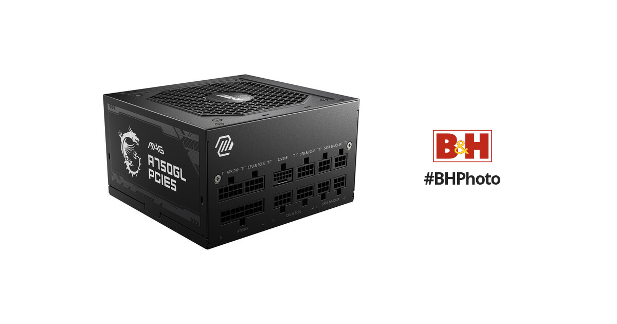 POWER SUPPLY 750w MSI MAG A750GL PCIE5 – Econext Informatique