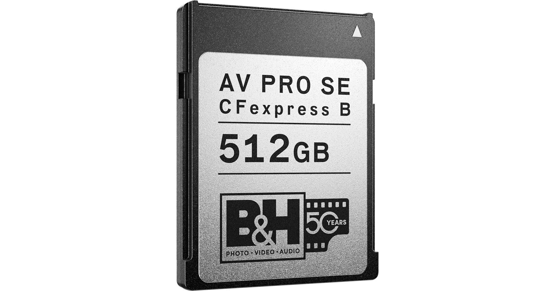 Angelbird 512GB AV PRO CFexpress 2.0 Type B SE Memory Card (Special 50th  Anniversary Edition)