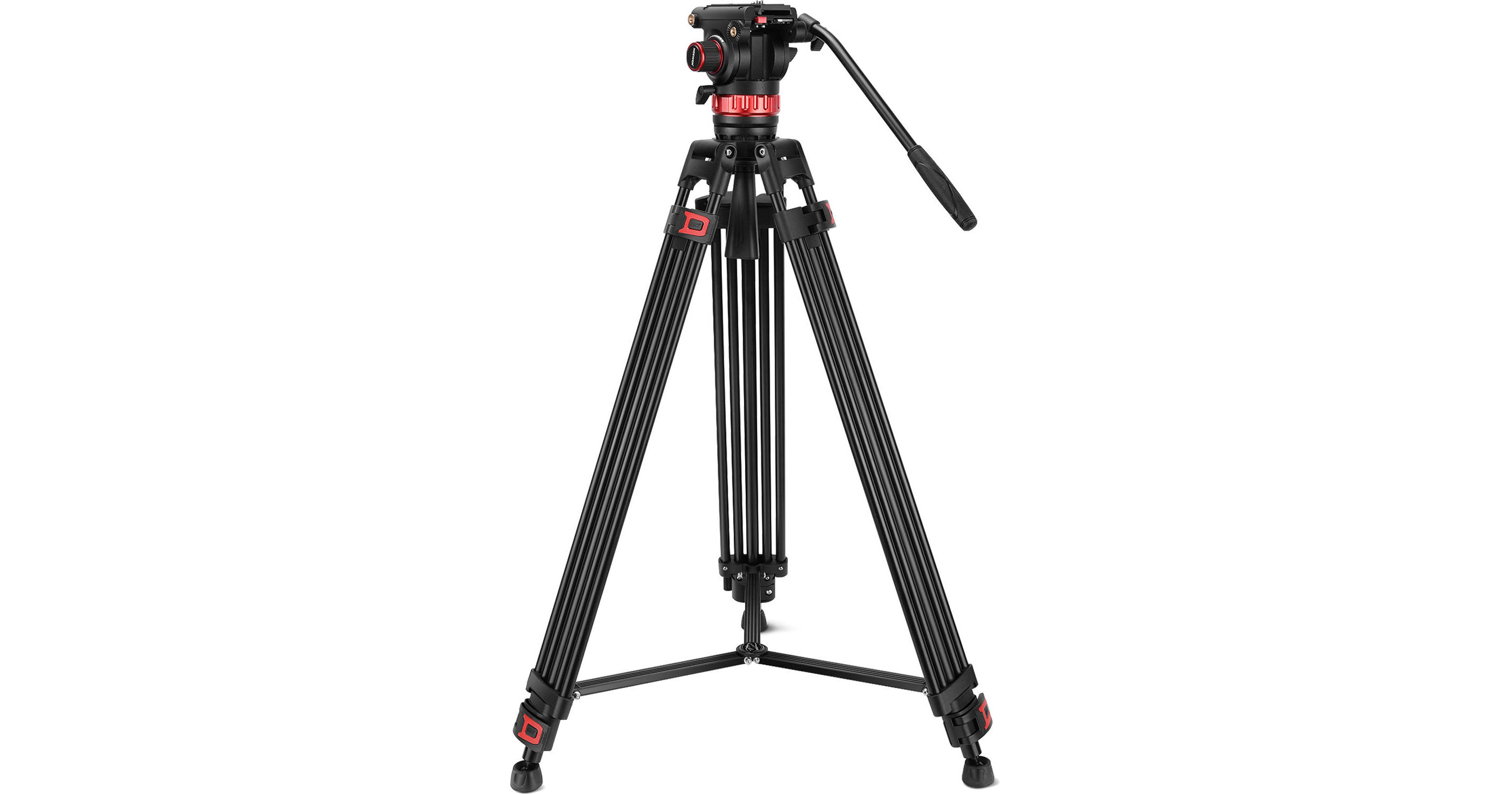 Neewer TP75 74" Pro Video Aluminum Tripod with Fluid Head