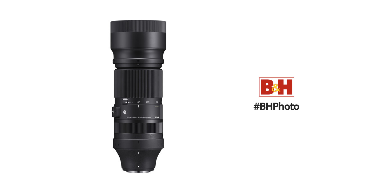 Sigma 100-400mm f/5-6.3 DG DN OS Contemporary Lens 750975 B&H