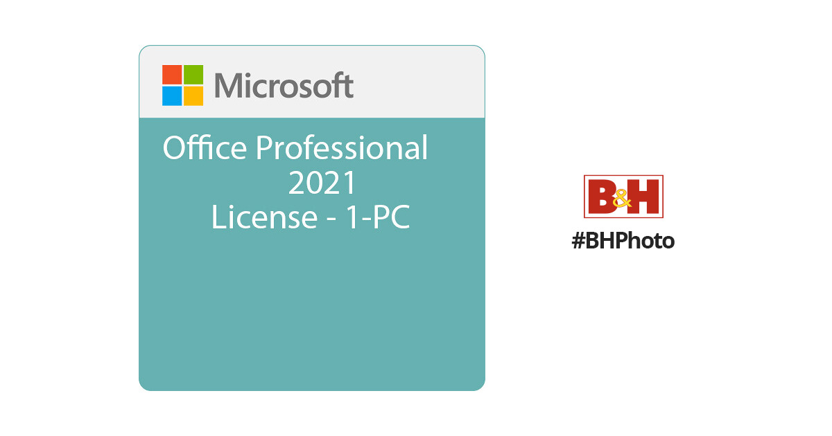 Microsoft Office Pro Plus 2021 - 1 user PC