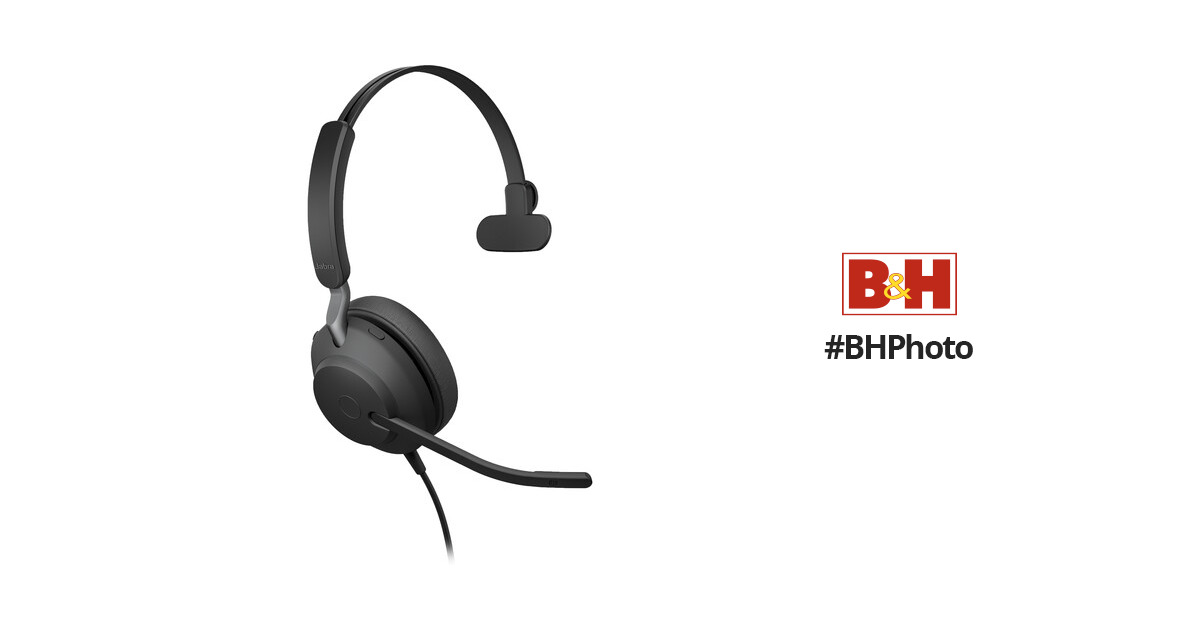 Jabra Evolve2 Headset On-Ear 40 Wired Mono B&H SE 24189-899-999
