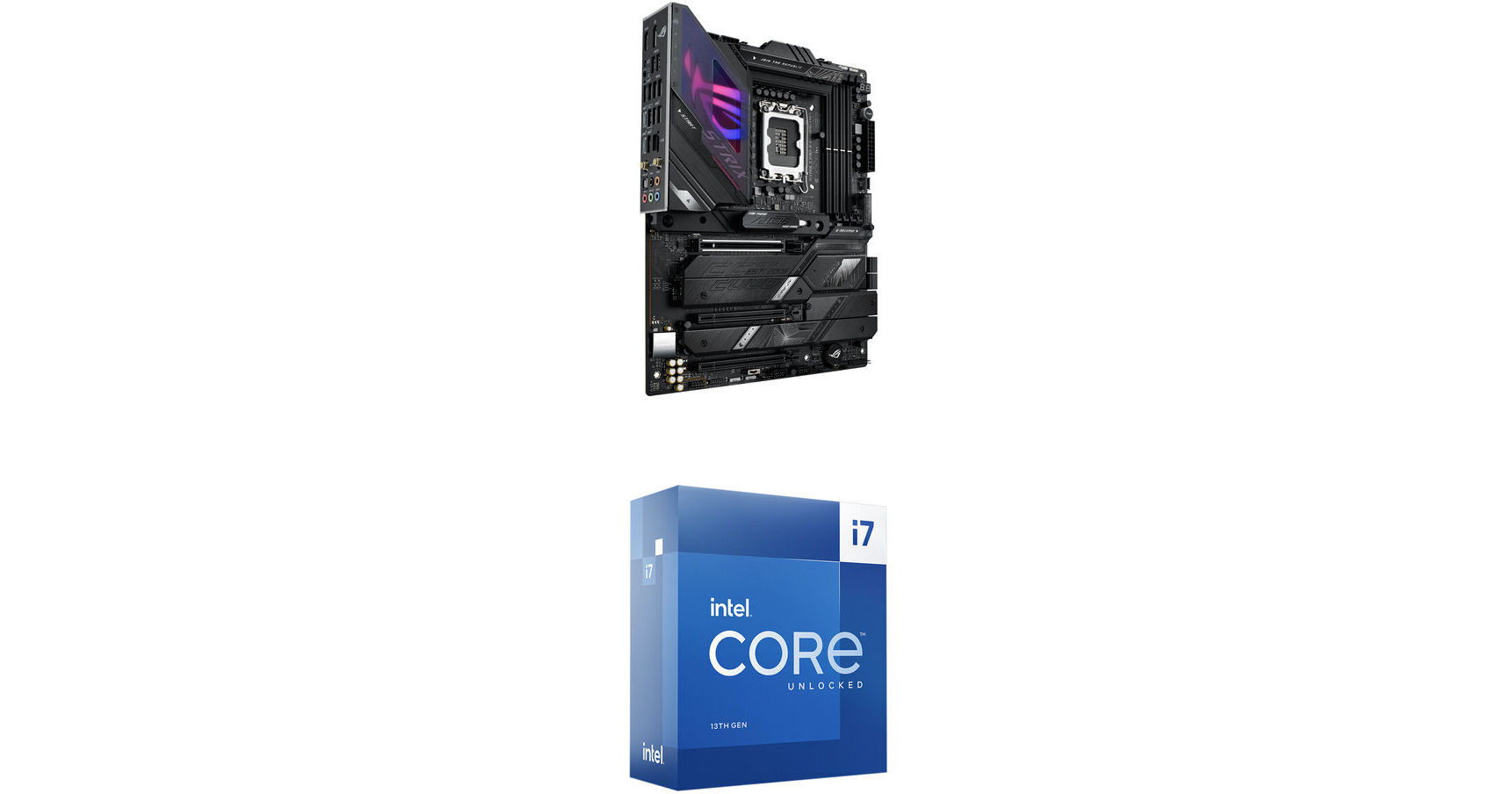 ASUS Intel Core i7-13700K 3.4 GHz 16-Core Processor & ASUS ROG STRIX Z790-E  ATX Motherboard Bundle