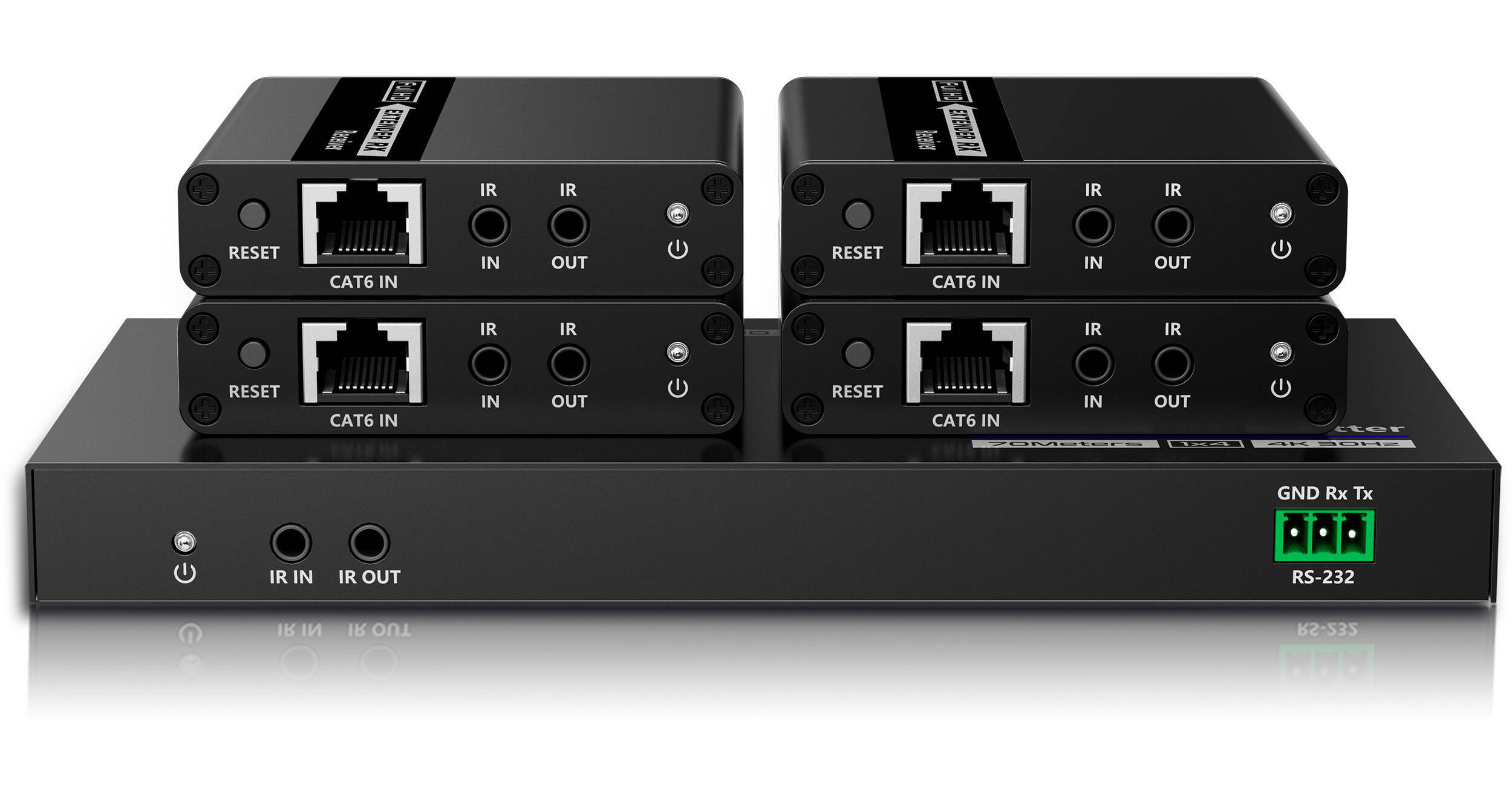 Translite Global TL-HS14 4K30 HDMI Splitter with Extender