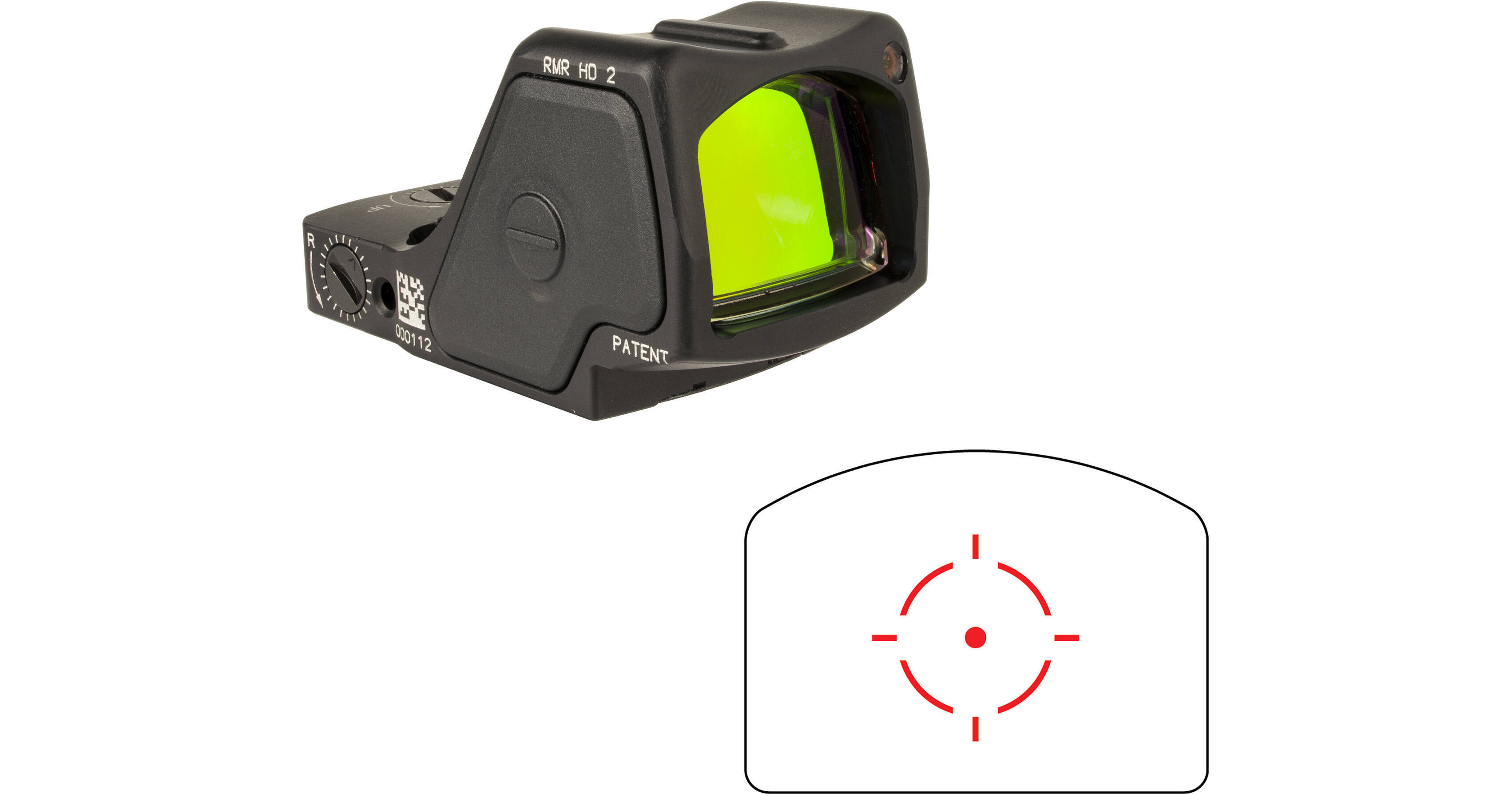 Trijicon RMR HD Red Dot Sight (3.25 MOA Red Dot) RMHD2-C-3200002