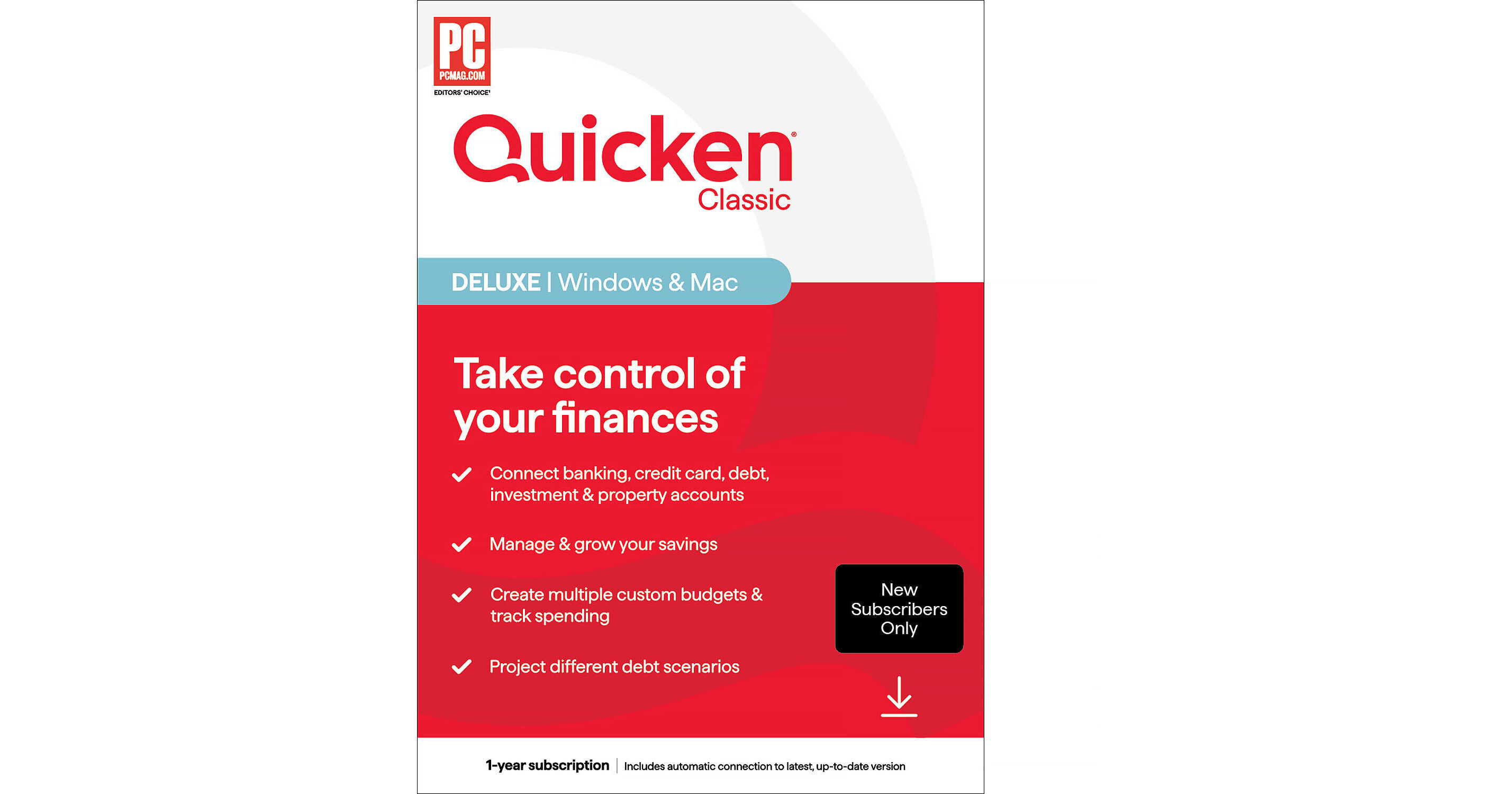 Quicken Classic Deluxe for New Users 170499 B&H Photo Video