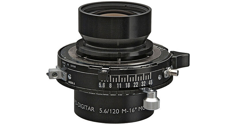 Schneider 120mm f5.6 Apo-Digitar M Macro 16 ° MC Copal 0 or Barrel