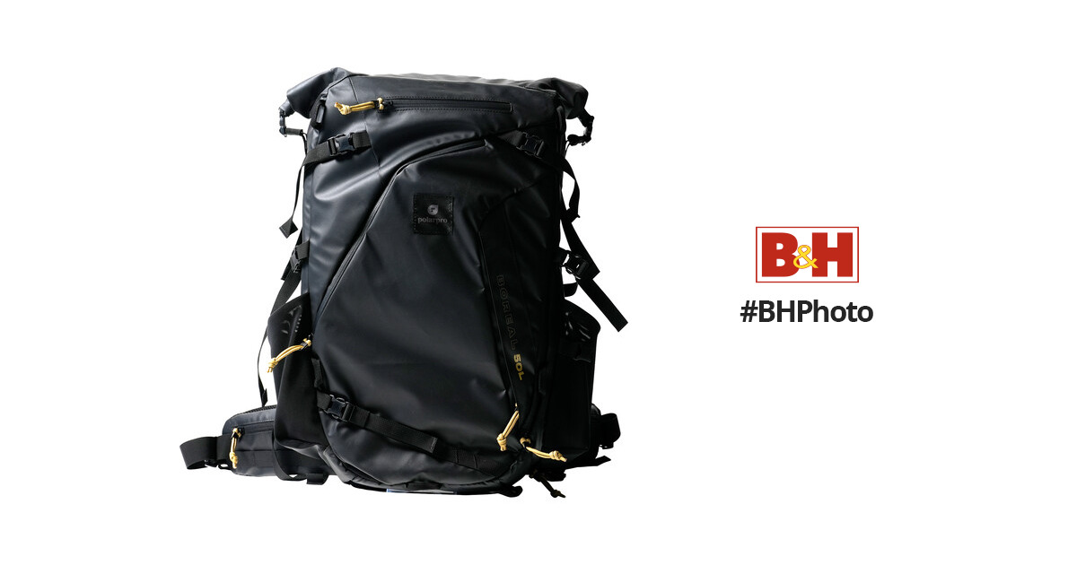 PolarPro Boreal Backpack (Black, 50L) BREL-50L-BLK B&H Photo
