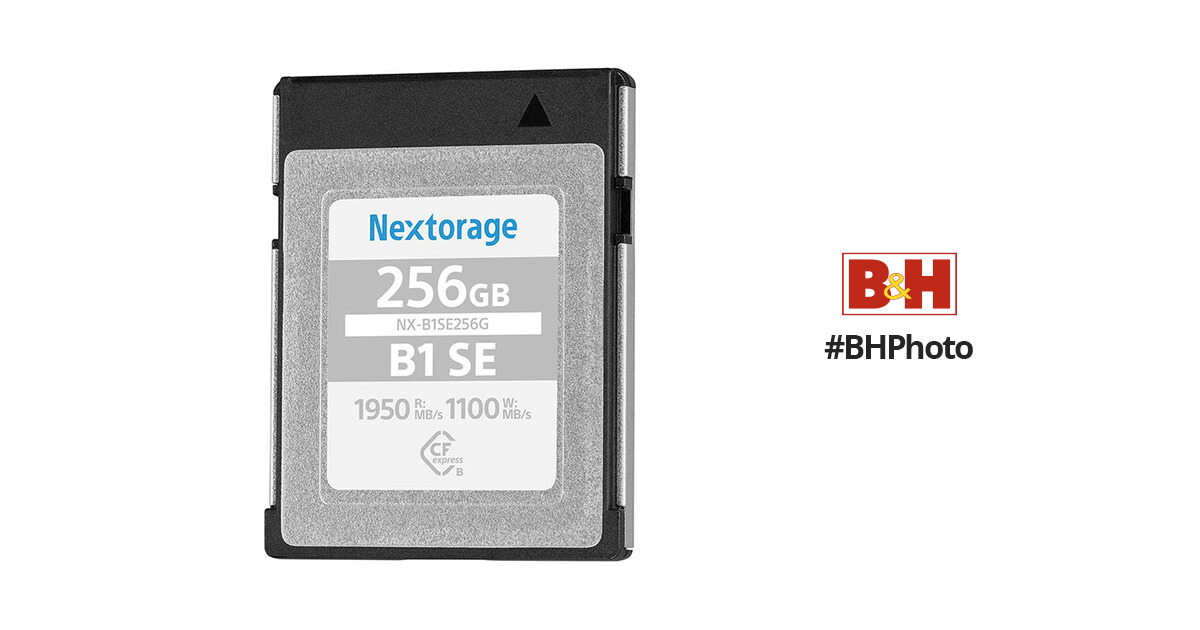 Nextorage 256GB NX-B1SE Series CFexpress Type B NX-B1SE256G B&H