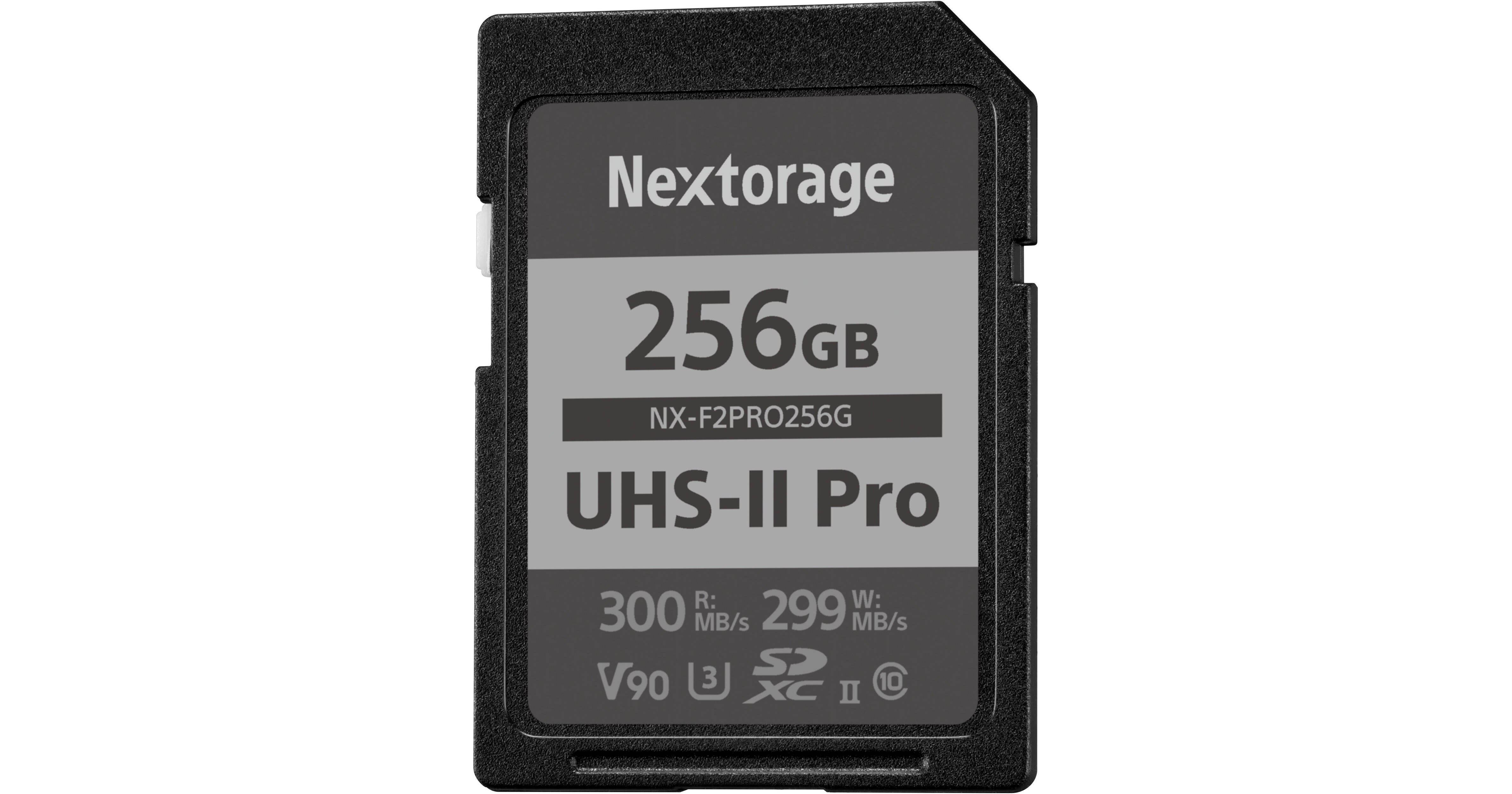 Nextorage 256GB NX-F2PRO Series UHS-II SDXC Memory NX-F2PRO256G