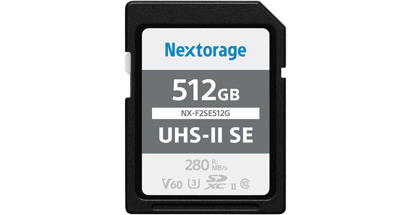 Nextorage 512GB NX-F2SE Series UHS-II SDXC Memory Card