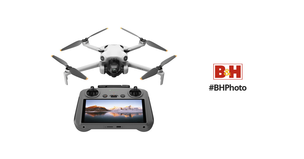 DJI Mini 4 Pro Drone and RC 2 Remote Control with Built-in Screen Gray  CP.MA.00000732.01 - Best Buy